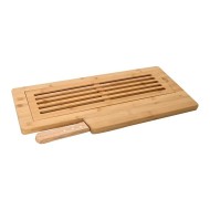 Tabua Migalheira 50cm Para Pães Em Bambu Com Faca Ecokitchen Mimo Style